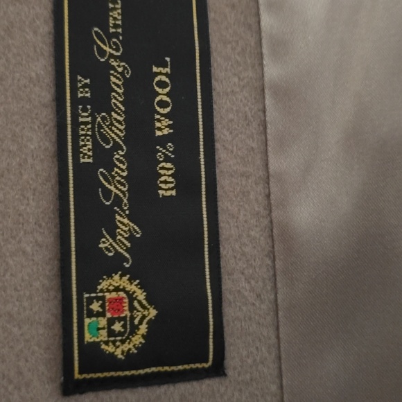 Fleurette Loro Piana Camel Wool Pea Coat - Picture 2 of 4